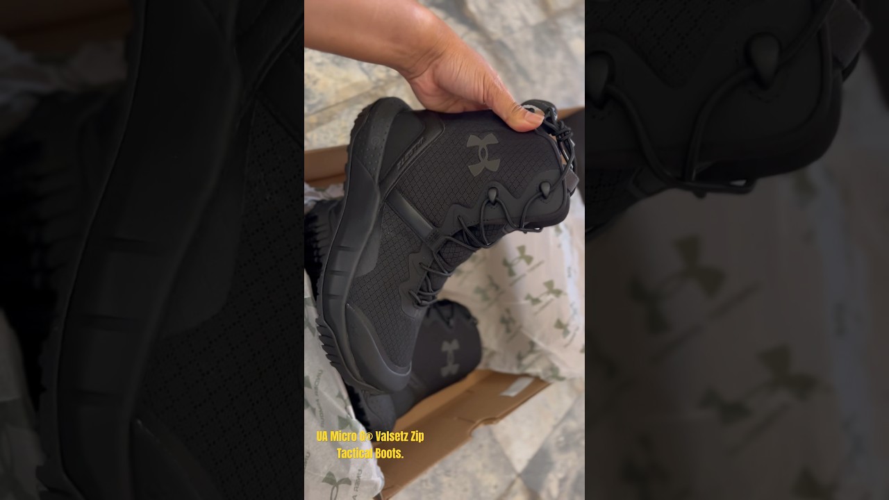 Under Armour Micro G&reg; Valsetz Zip Tactical Boots. #UA #tacticalboots