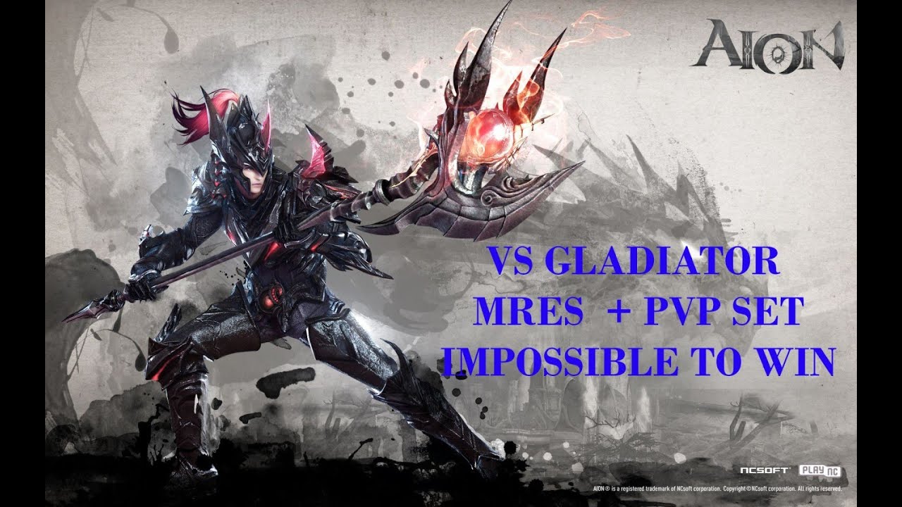 Aion 2.5 Arena of Discipline Sorcerer vs Gladiator PVP (vs Quickiee Mres+pvp set)
