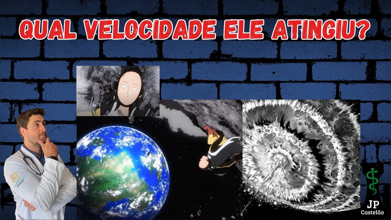 QUAL FOI A VELOCIDADE E FORÇA QUE O SAITAMA USOU PARA VOLTAR DA LUA PARA A TERRA?