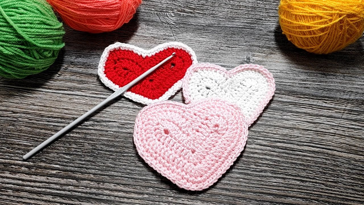 ❤️СЕРДЦЕ - ВАЛЕНТИНКА! Отличный ПОДАРОК на ДЕНЬ ВЛЮБЛЕННЫХ🤗Сердечко крючком. Вязание крючком