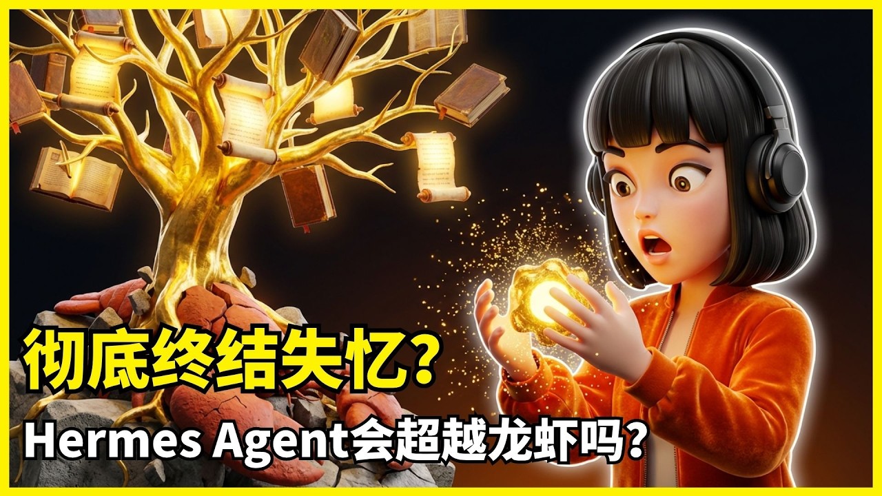 龙虾最强对手来了 | Hermes Agent | Nous Research | 自学习循环 | 四层记忆架构 |  长期记忆 | OpenClaw | 成长型智能体 | 多模型兼容 | 行业新方向