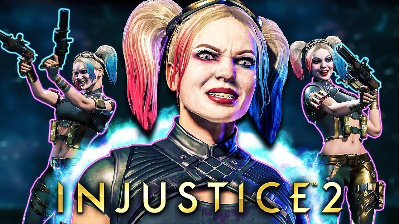 Harley Quinn all costumes injustice 2 #tepukkartu #injustice #injustice2 #harleyquinn #bartman