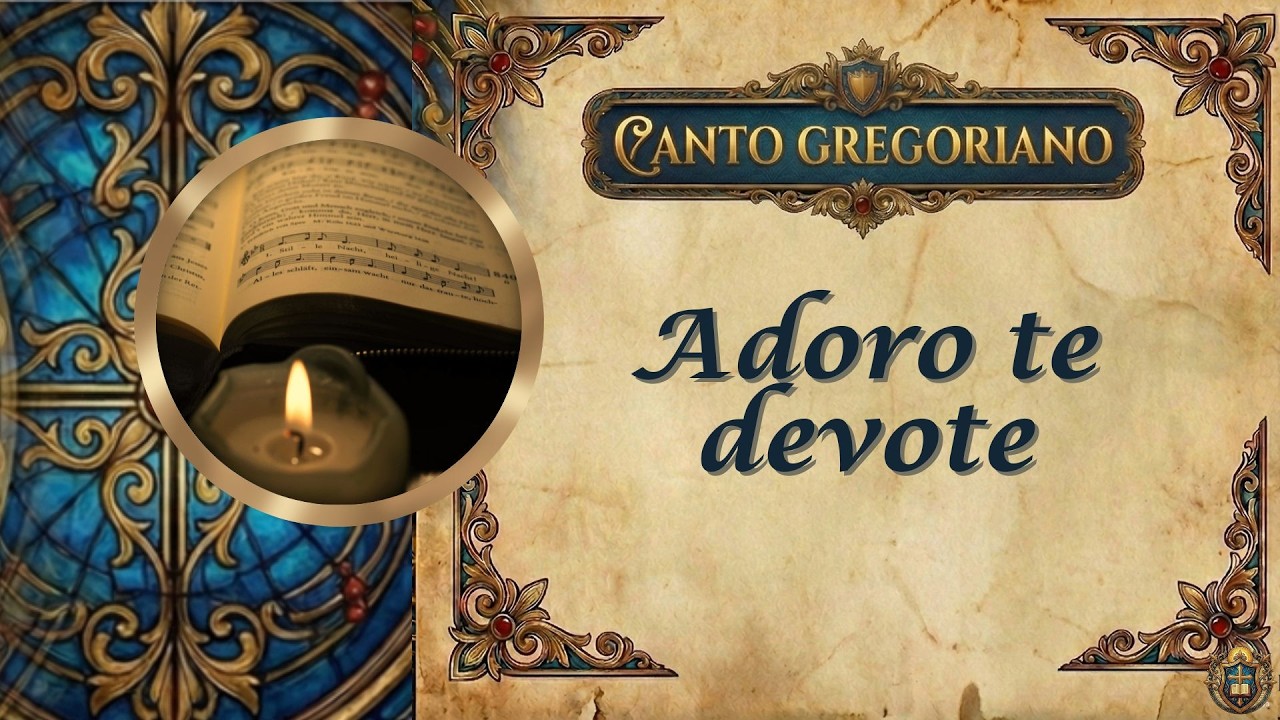 Adoro te Devote | Hino Eucarístico Gregoriano | São Tomás de Aquino