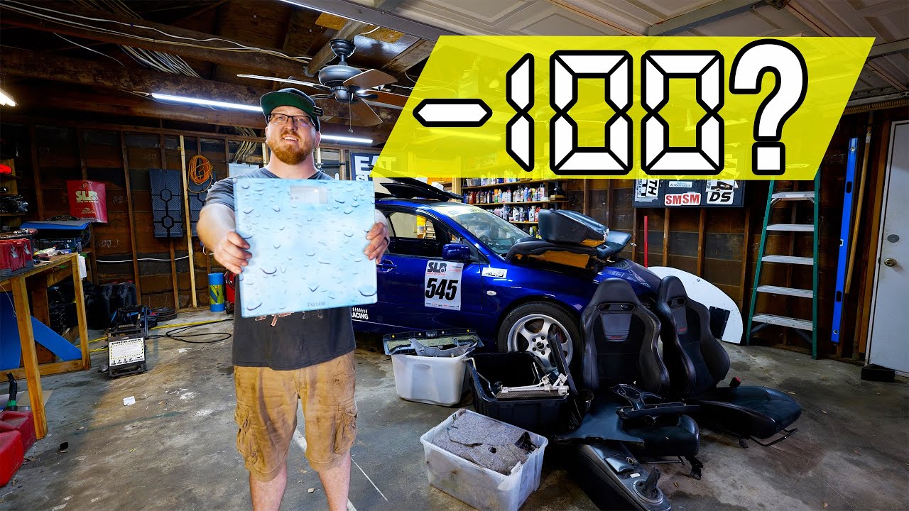 I put my Evo 9 on a SERIOUS DIET!