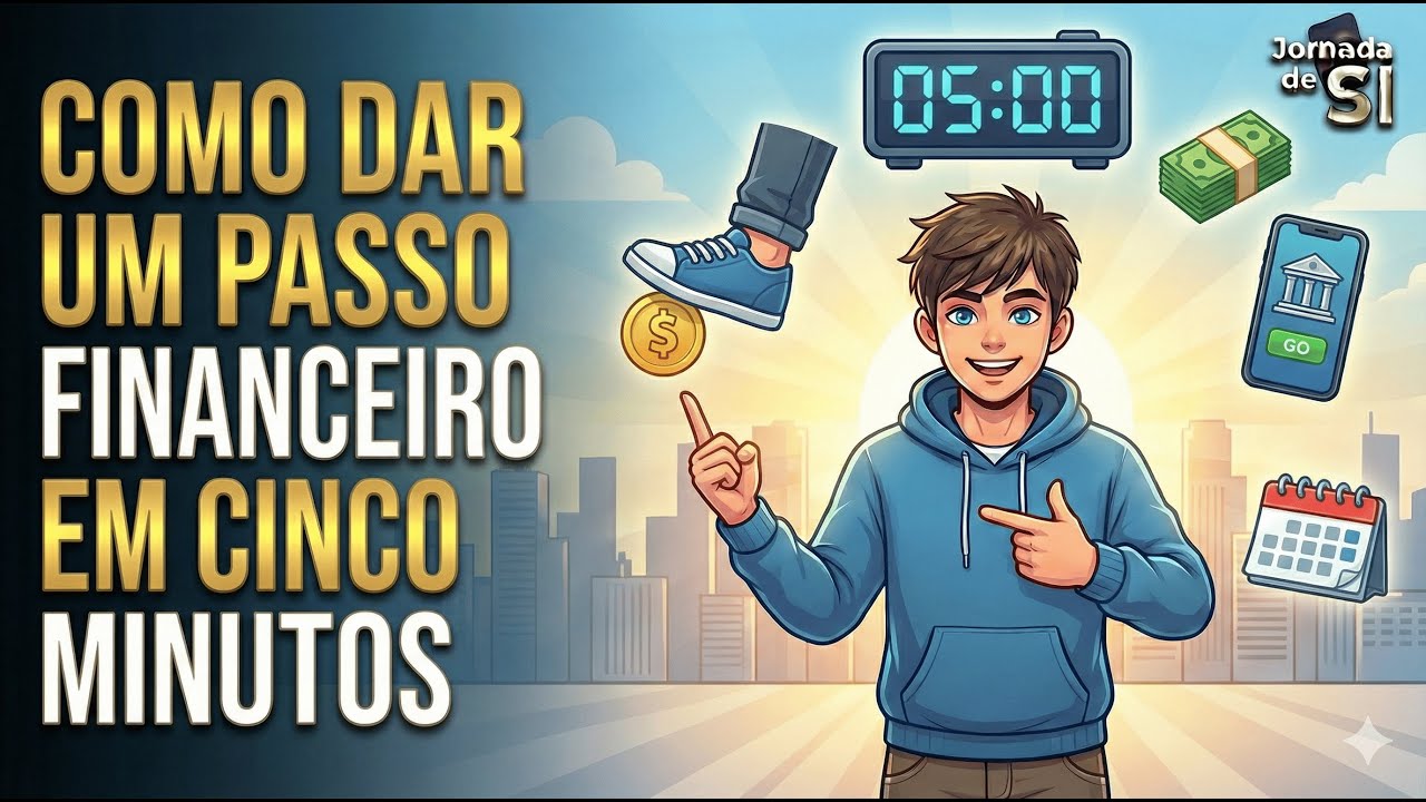 Como Dar Um Passo Financeiro Em Cinco Minutos - Inscreva-se no nosso canal