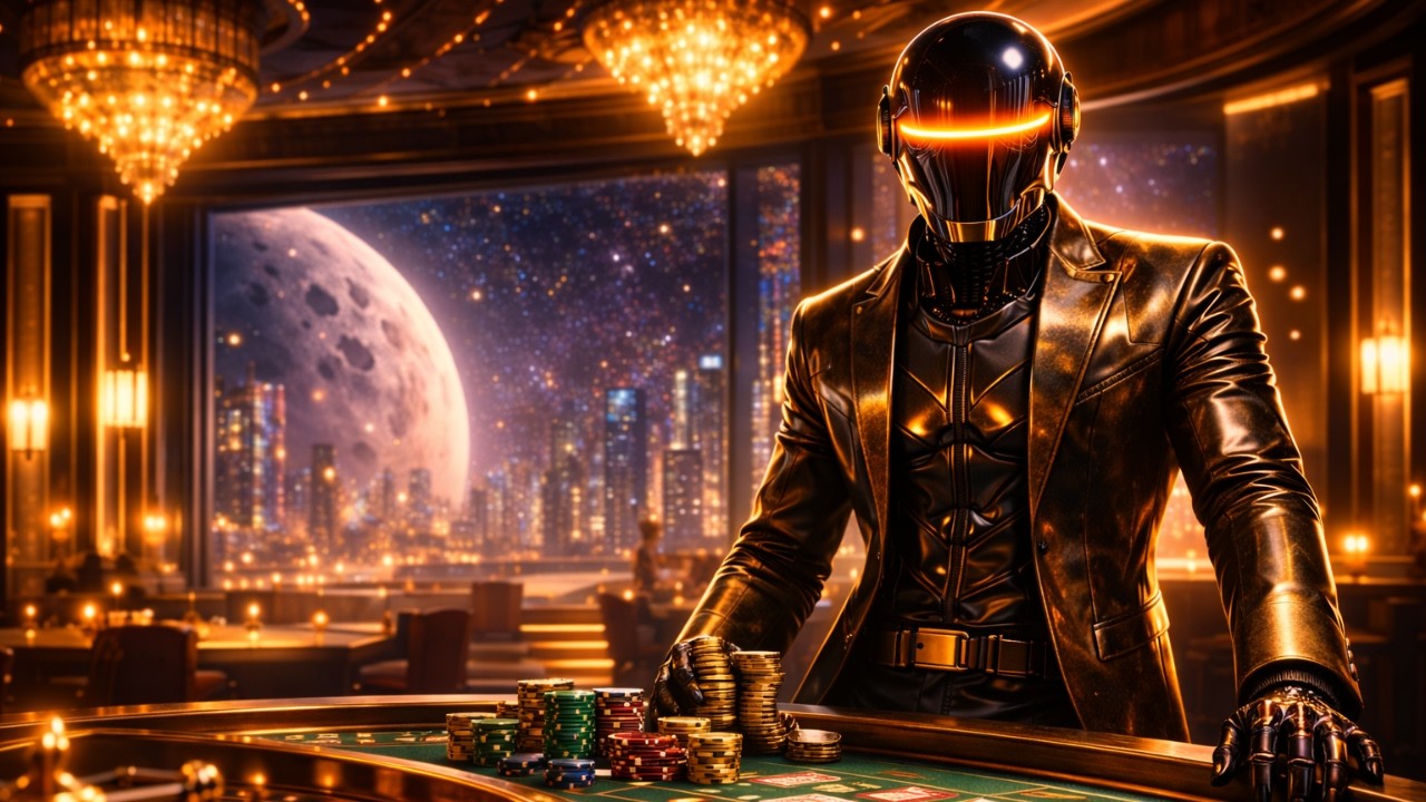 Robot Disco Club – Neon Casino Groove | Retro Disco, Electro Funk, French House Mix