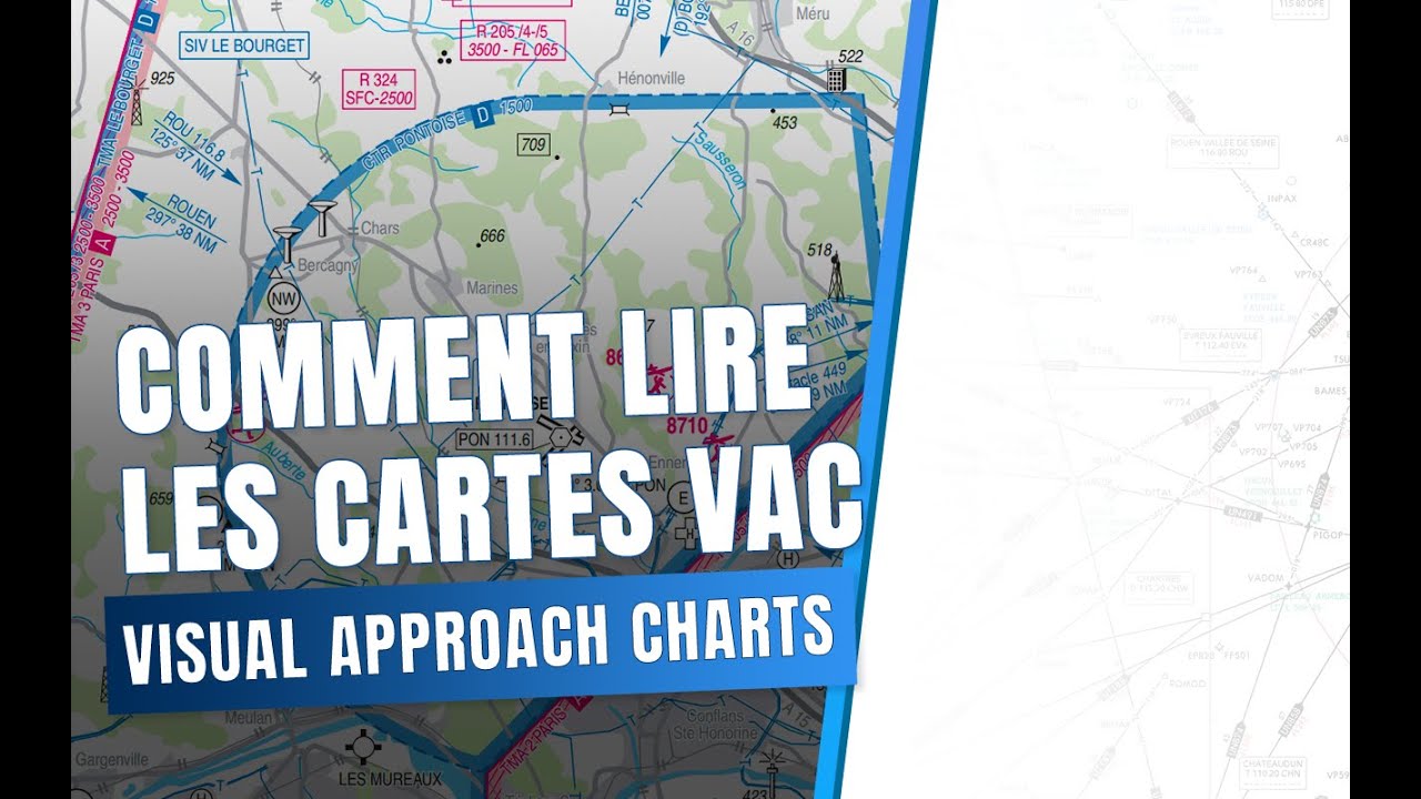 Comment lire une carte VAC - Visual Approach Charts