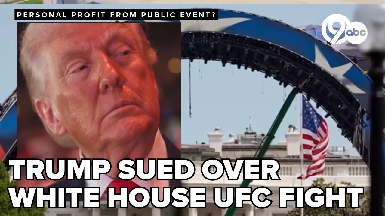 Судебный иск требует отменить бой UFC Трампа у Белого дома
