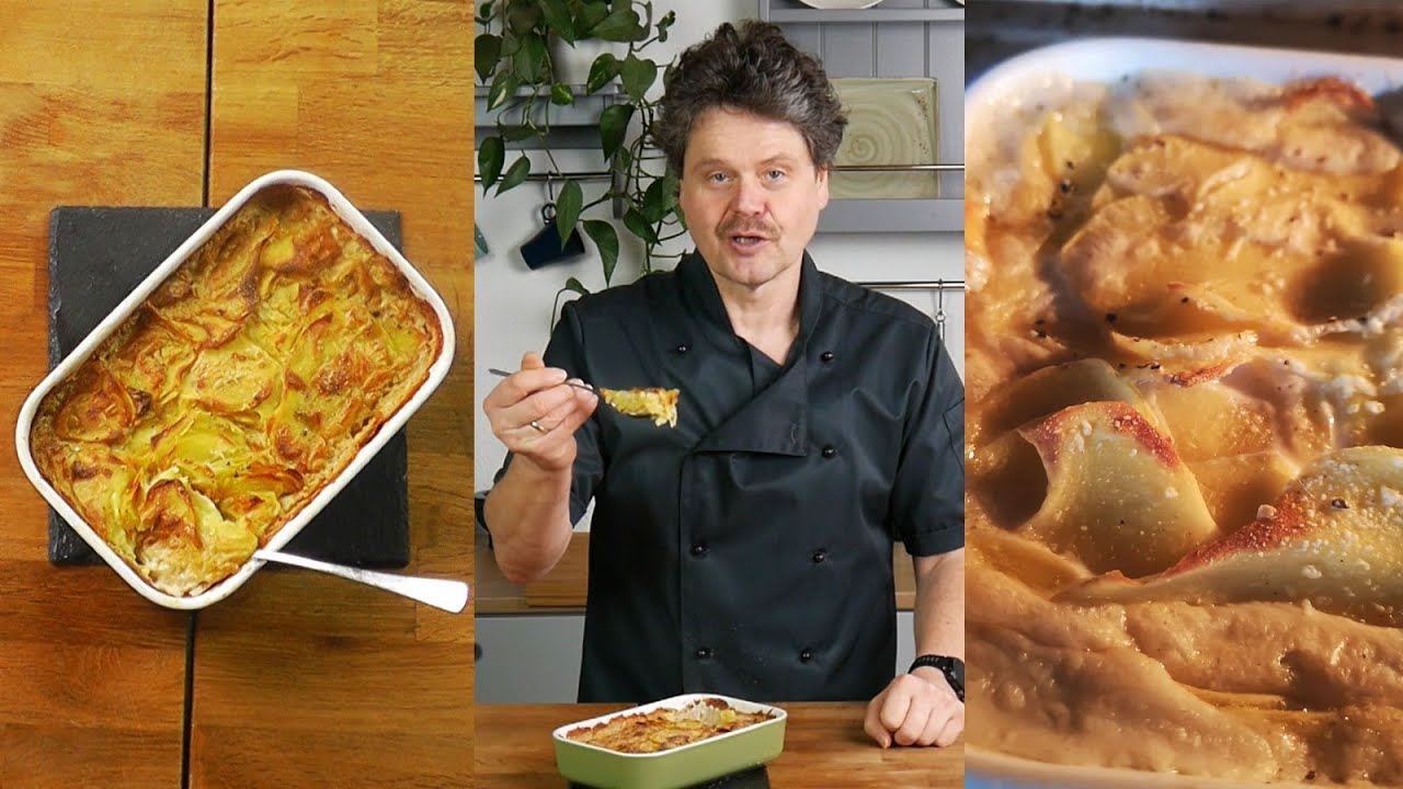 Cremiges Kartoffelgratin ohne K&auml;se | Der Bio Koch