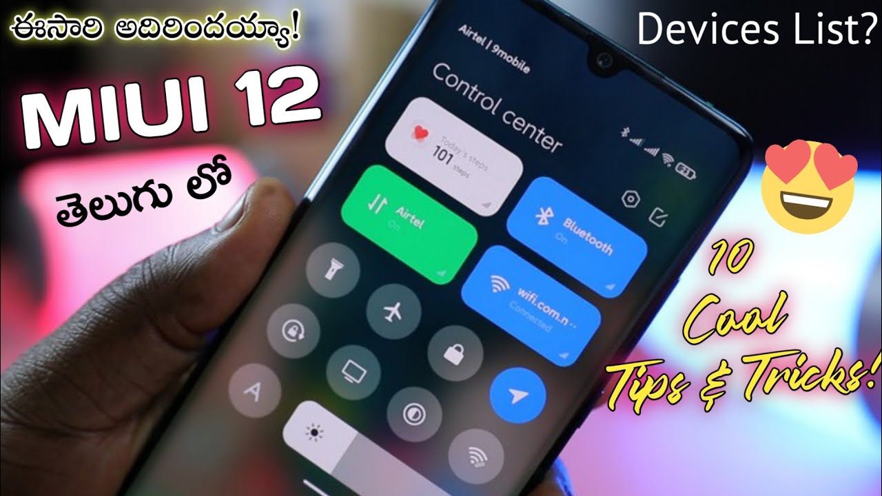 MIUI 12 - Top 10 Hidden Features | Tips & Tricks! Must Try 😍 In 2022 || Telugu