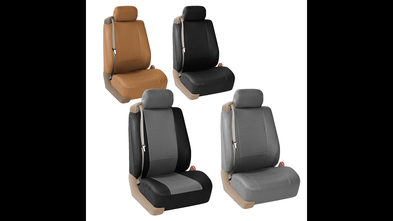 Amazon Live Built-In Seat belt Car Seat Covers Sedan Truck and SUV- FH Group®