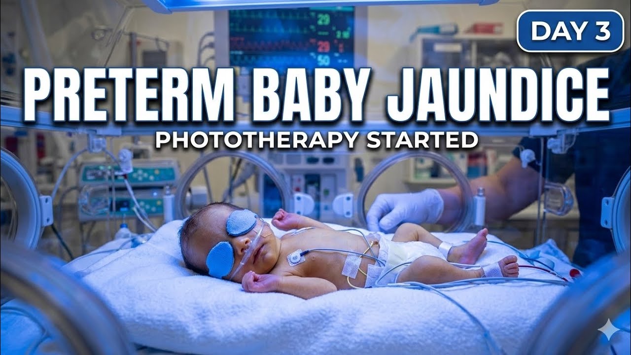 Day 3 | 1KG Preterm Baby Develops Jaundice | Phototherapy Started | NICU Turning Point