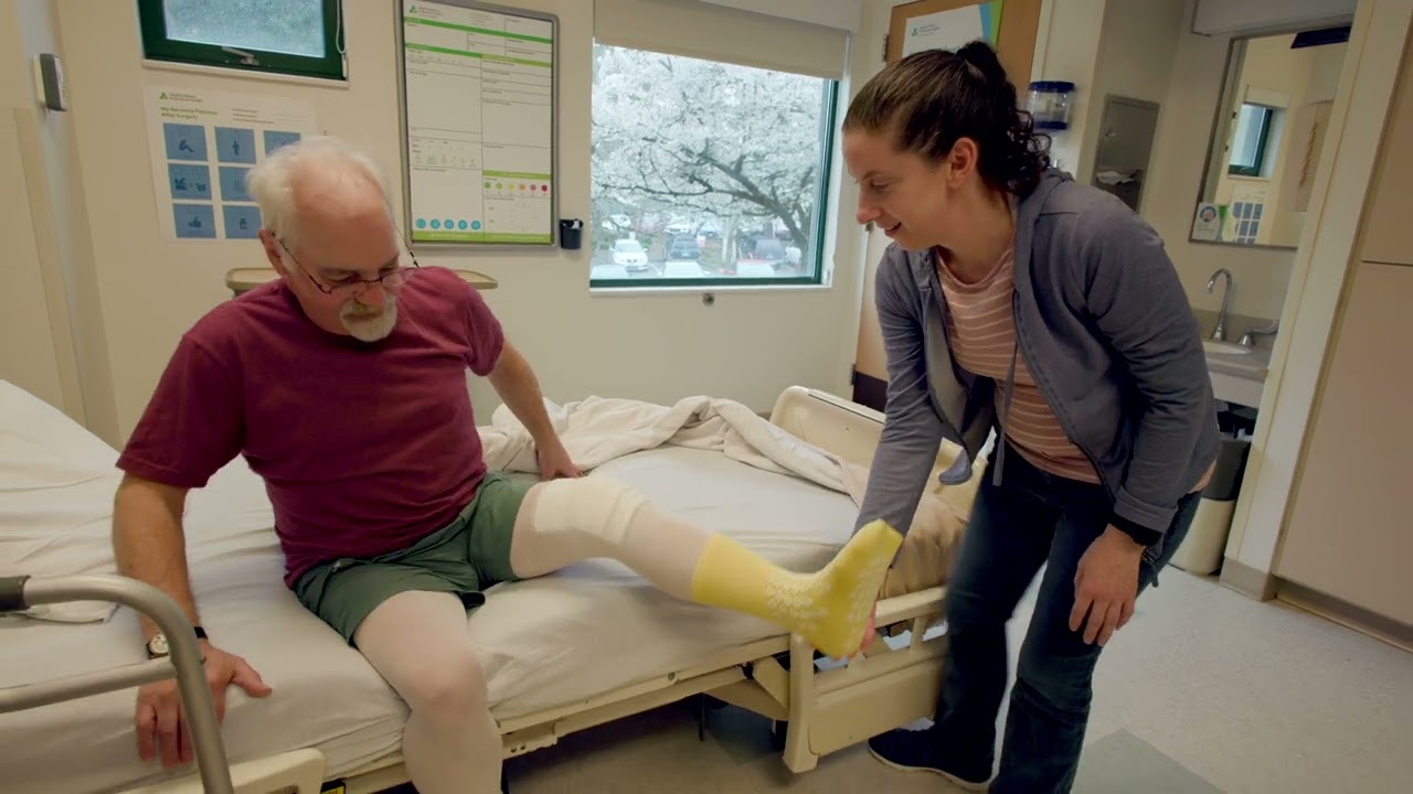 Getting in and out of bed - Joint Replacement Education