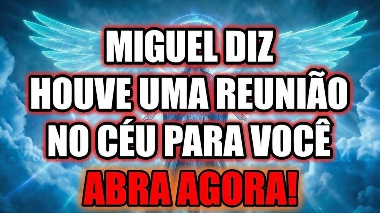🔴 FALTAM 9 SEGUNDOS — O ARCANJO SÃO MIGUEL DIZ: Por que o céu chorou ao mencionar o seu nome?