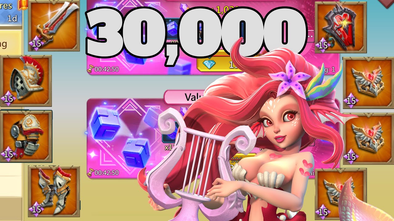 SPENDING 30,000💎 BUYING & OPENING PACKS ON ODYS! MANA & ASTRALITE CHESTS! - Lords Mobile