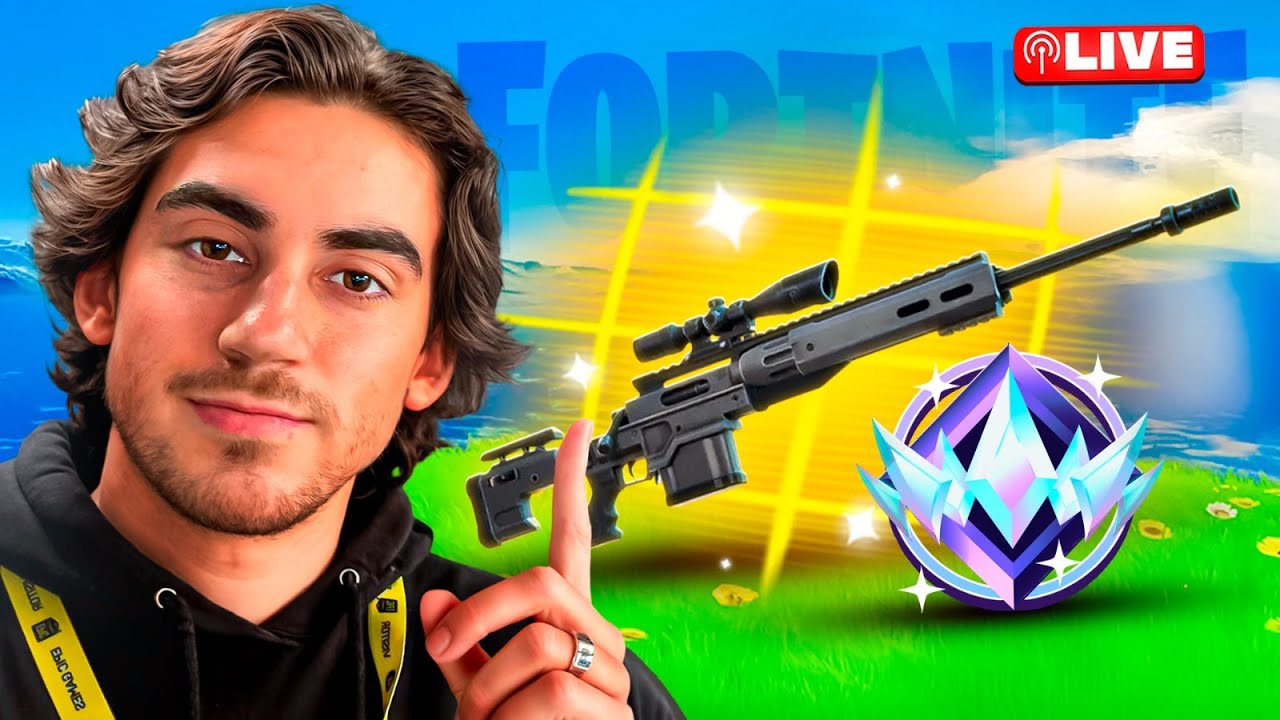 DÍA 2 SOLO A SNIPER HASTA UNREAL EN FORTNITE🤩 #EpicPartner