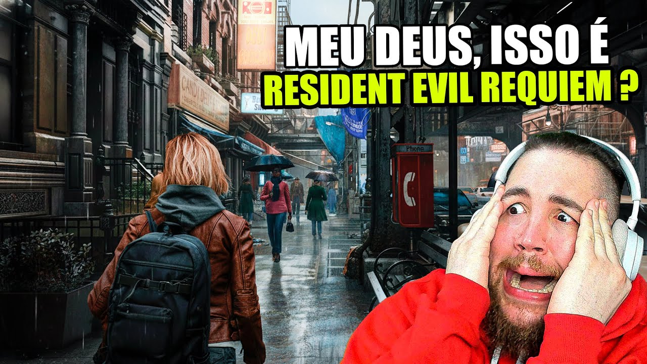REAGINDO a NOVA GAMEPLAY de RESIDENT EVIL REQUIEM do SHOWCASE