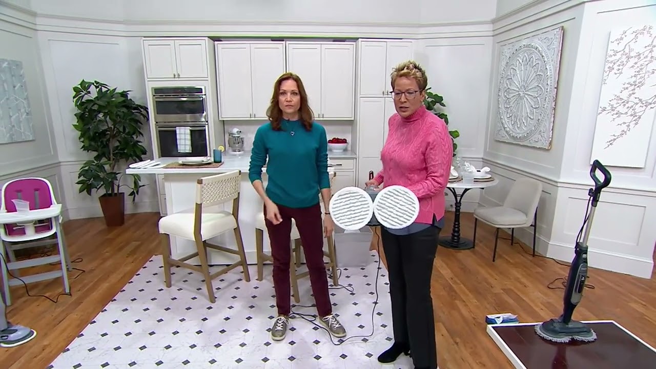 Shark Steam & Scrub All-in-One Steam Mop with 6 Washable Pads on QVC