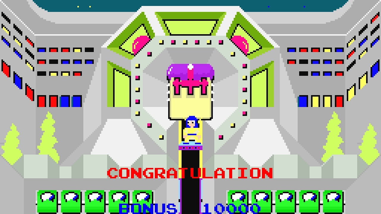 Arcade Game: Wily Tower/Atomic Boy (1984 Irem)