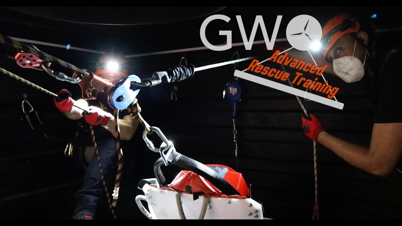 GWO Advanced Rescue Training. Entrenamiento de Rescate Avanzado GWO. EASTAV Global.