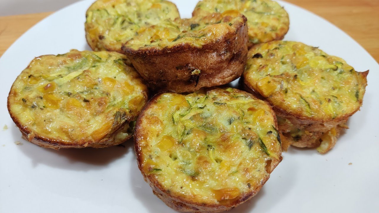 Как приготовить соленые КАБАЧКОВО-КУКУРУЗНЫЕ МАФФИНЫ / РЕЦЕПТ БЕЗ МУКИ