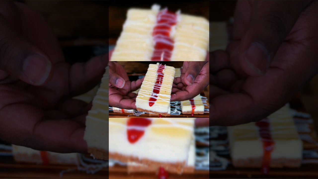 Philadelphia Strawberry Cheesecake Bars