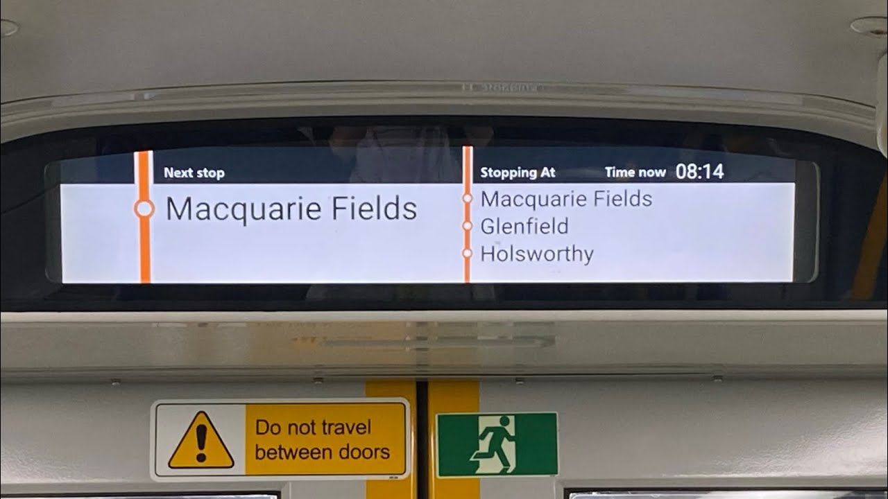 Sydney Trains: New Waratah Series 2 B set PIDS desto layout