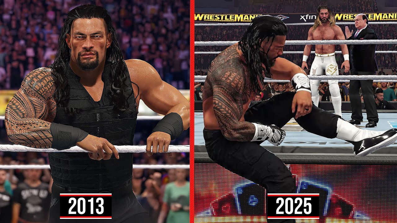 Roman Reigns Wrestlemania Win-Loss Record! (WWE 2K)
