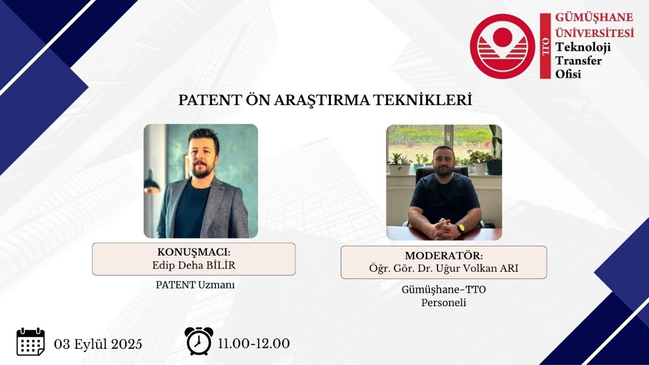 PATENT ÖN ARAŞTIRMA TEKNİKLERİ