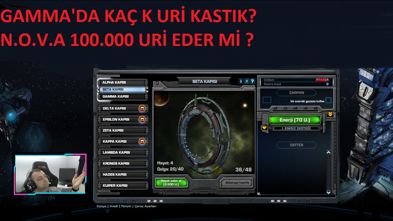 DARKORBİT - GAMMA'DAN İKİ KAT URİDİUM KAZANMA ŞANSI - YENİ NOVA ÖZELLİĞİNİ TEST ETTİK