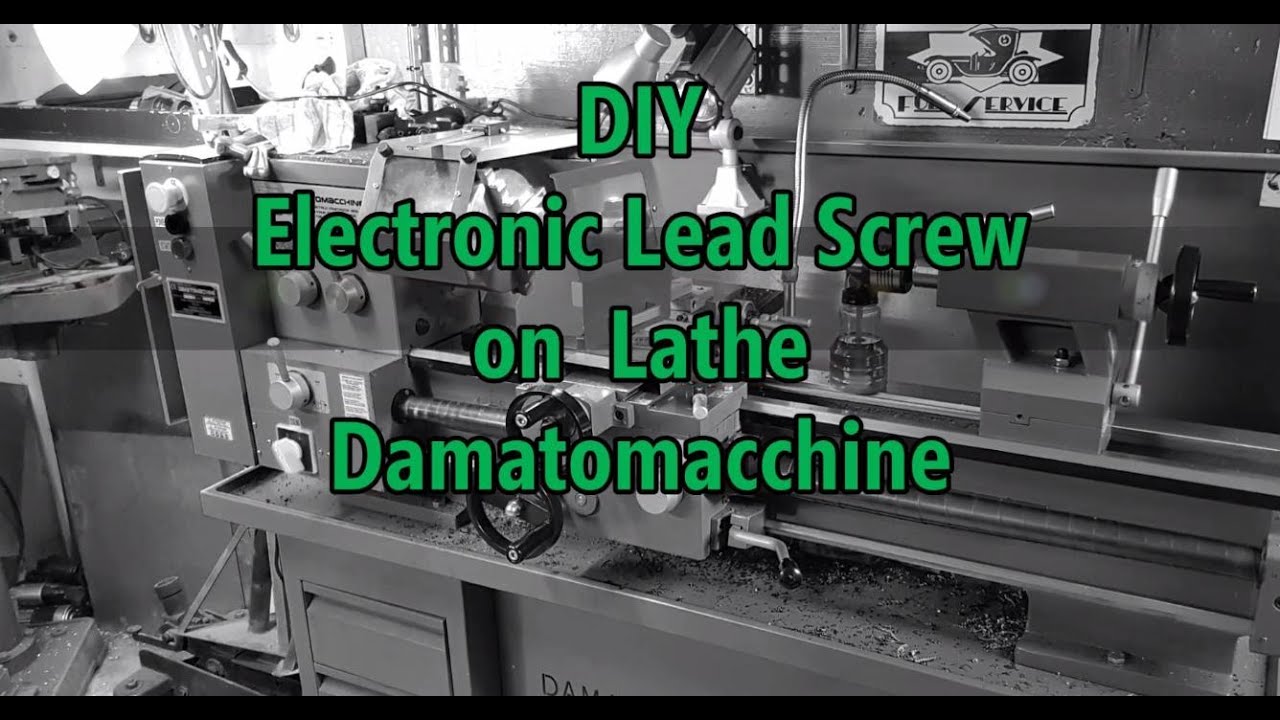 ELS Electronic Lead Screw on Lathe (Scatola Norton digitale su Damatomacchine Multitech 800)
