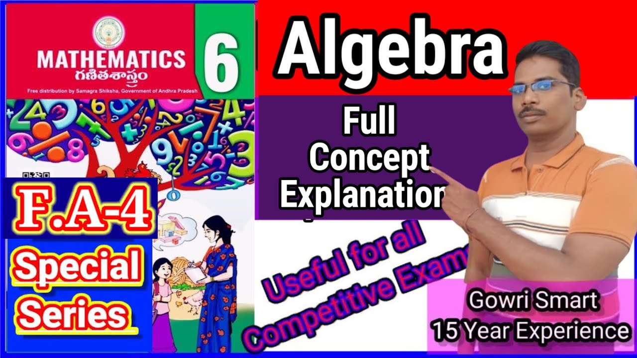6th Class Maths New Syllabus|| Chapter-11||  Algebra Full Concept Explanation ||