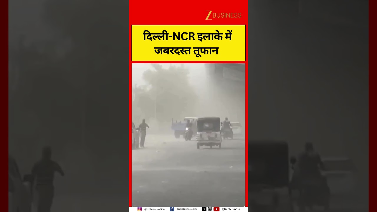 Massive Storm Hits Noida, Dramatic Video Emerges from Sector 49