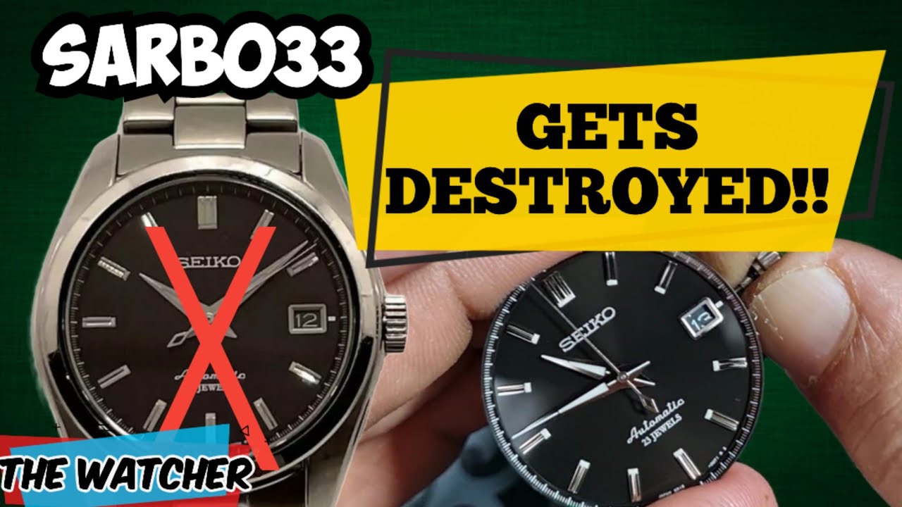Как переделать 6R15 в NH35 на SARB033! | J4TM | The Watcher