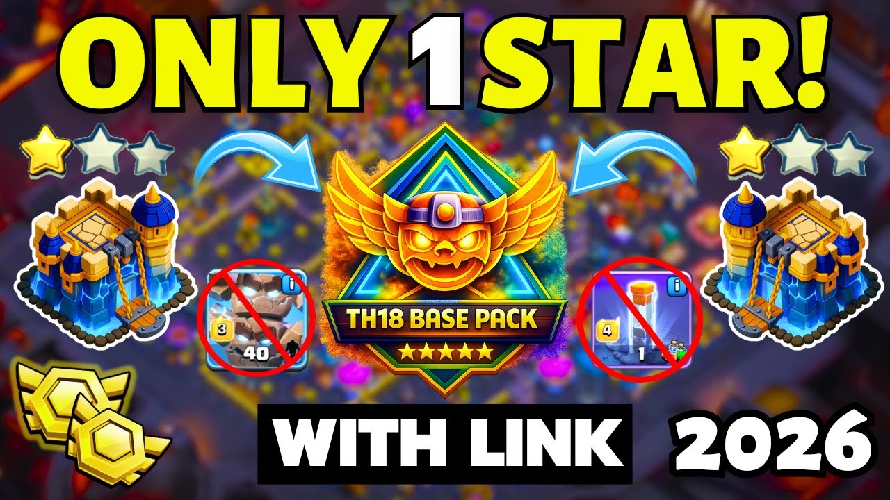 *NEW TH18 LEGEND* + WAR BASE LINKS | BEST TH18 ANTI 2 STAR DEFENCE BASES IN CLASH OF CLANS 🔥