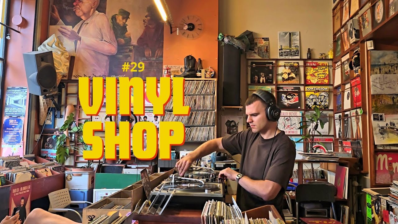 #29 I'VE PLAYED IN A VINYL SHOP IN BRUXELLES Belgium DOCTOR VINYL Shop - Tech House,Deeptech #MDK029
