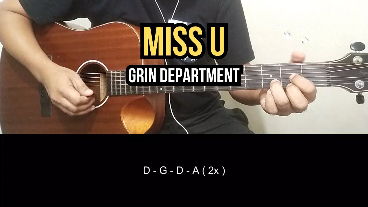 Miss U - Grin Department | Guitar Tutorial