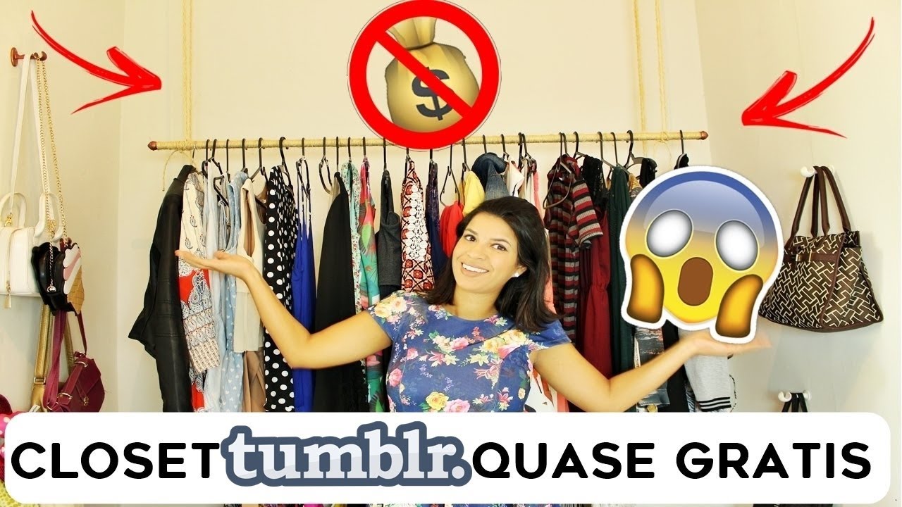 DIY CLOSET mais BARATO do MUNDO!!! por menos de 30,00