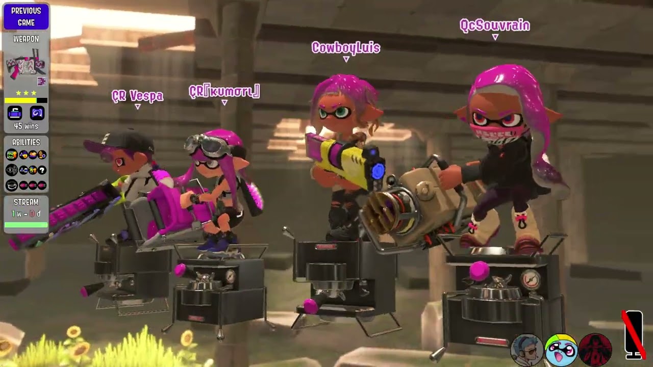 Aufzeichnung: Splatoon 3 Waffen in Open grinden mit Symn und TenT vom 19.12.2025