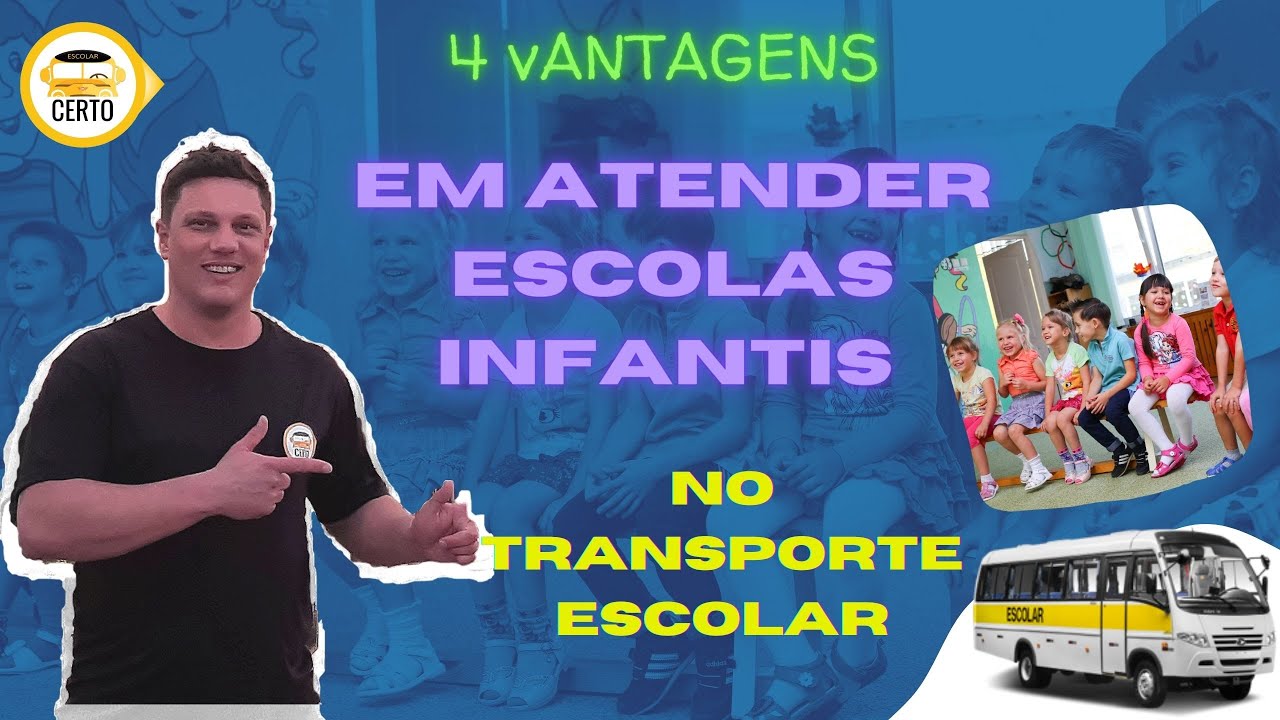 Transporte Escolar - 4 Vantagens em atender Escolas Infantis