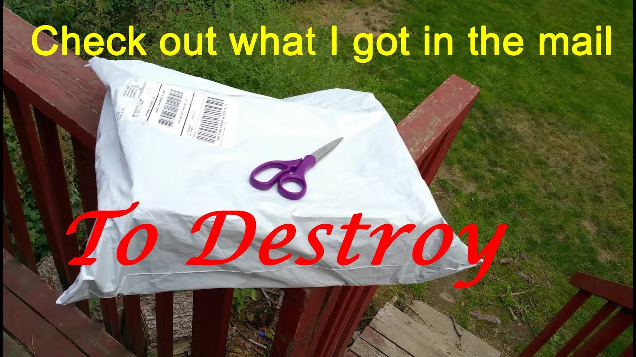 Check out what I got in the mail to destroy (Unboxing)