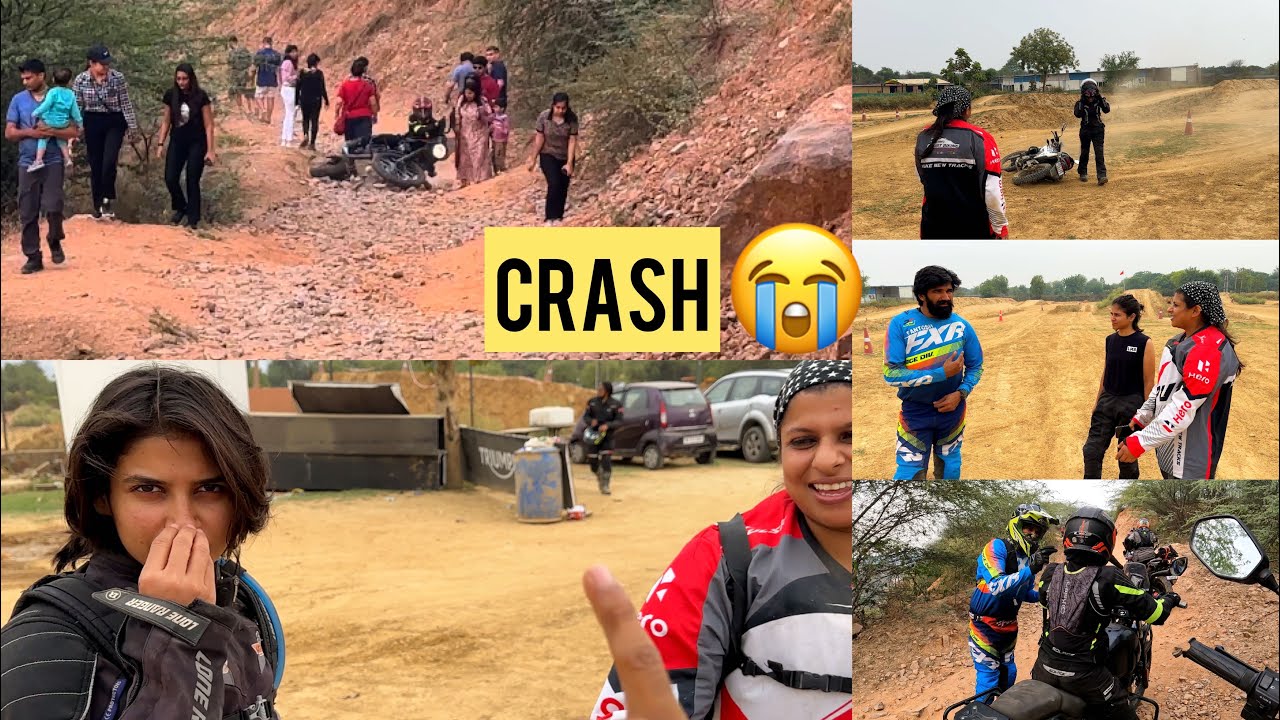 Yah Kya hua offroad Trail Par Crash Ho Gaya Rider ka 😭