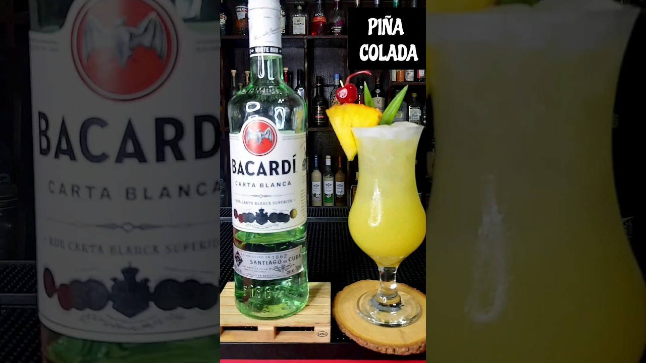✅PI&Ntilde;A COLADA | A BASE DE RON BLANCO | EX&Oacute;TICO Y REFRESCANTE 🍹🥂