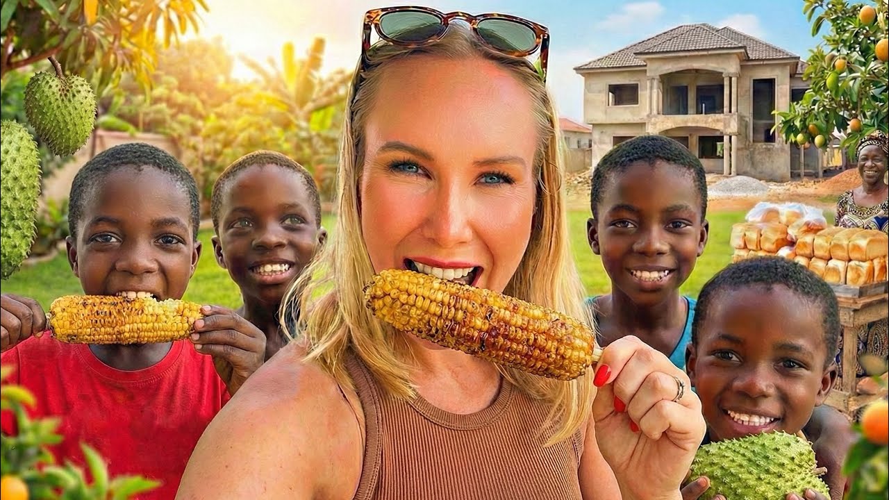 Ghana vlog | Mixed Family Life, Building in Ghana & Home-Grown Food