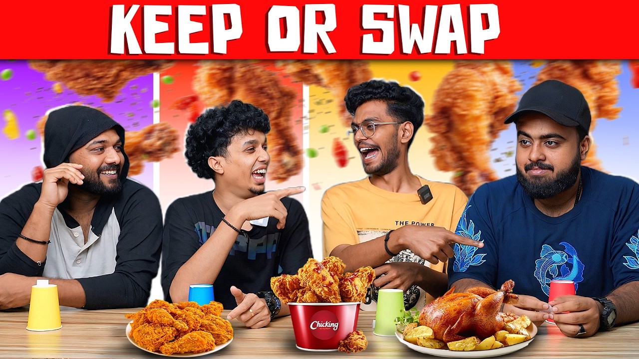 KEEP OR SWAP FOOD CHALLENGE 😂🔥