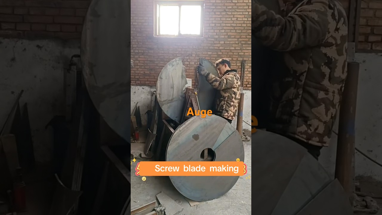 1200mm OD screw blade making #auger #blade #screwconveyor #screw #conveyor #conveyormachine #auge
