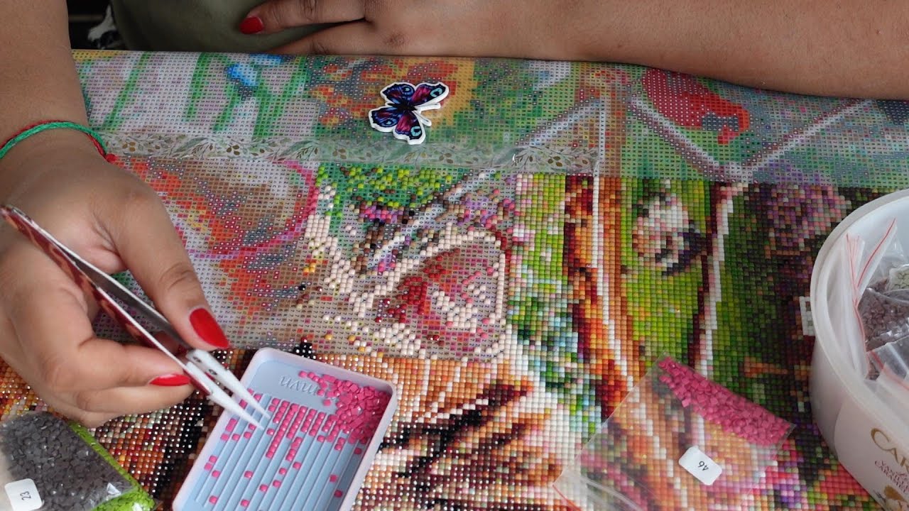 VLOG DIAMOND PAINTING MOMENT DETENTE