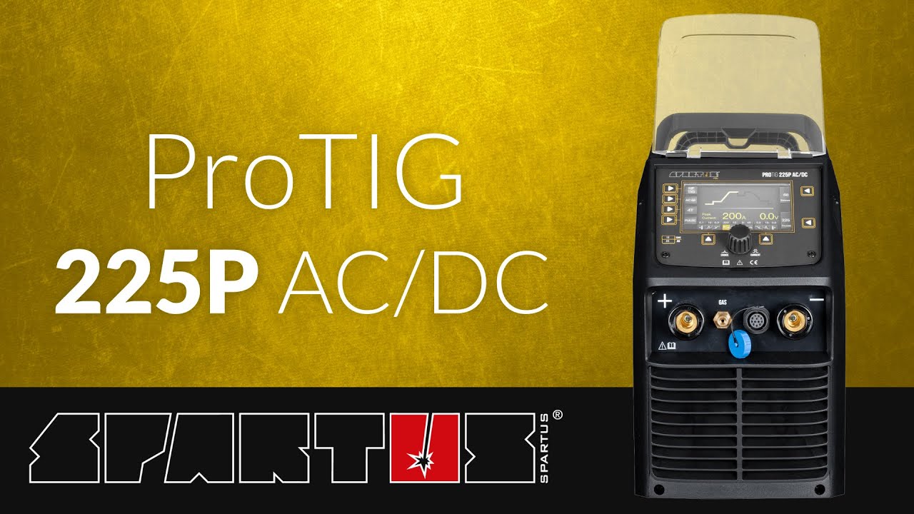 SPARTUS&reg; ProTIG 225P AC/DC - konfiguracja parametr&oacute;w spawania