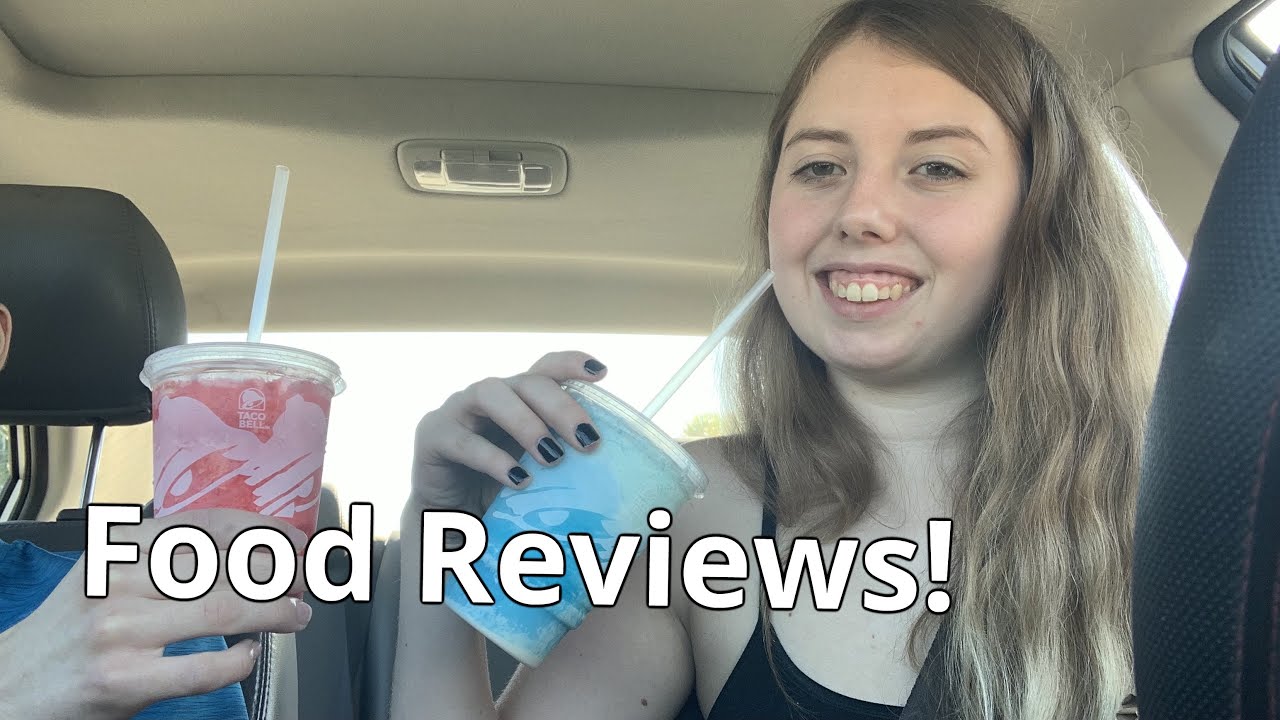 Island Strawberry & Island Blue Raspberry Freeze | Taco Bell | Food Review!