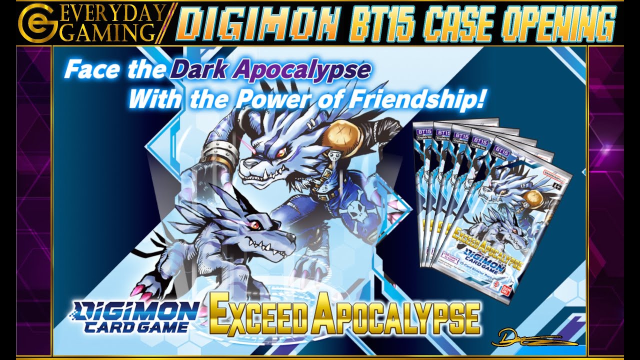 Everyday Gaming: Digimon Card Game BT-15 Booster: Exceed Apocalypse Case Opening